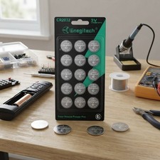CR2032 Lithium Coin Battery 15 Count - Long-Lasting Power for Home Devices