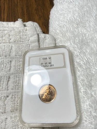 1939 LINCOLN CENT NGC PROOF 65 RED