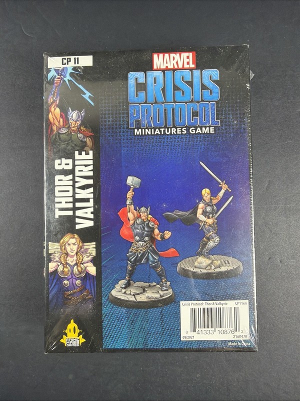 Thor & Valkyrie Marvel Crisis Protocol Miniatures New Sealed