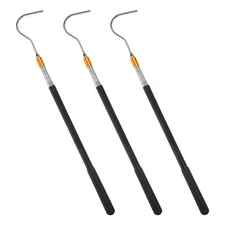  3 Pcs Ladder Roof Hook Pull down Pole Attic Door Pulls for Ceiling Handle