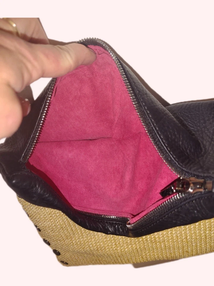 HAMMITT VIP LG Chaparral Raffia/Gunmetal + Wallet - Image 3 of 4