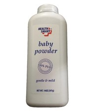 HealthSmart Talc Baby Powder 14oz Gentle  Mild Sensitive Formula 100 Pure
