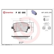 Satz Bremsbeläge Bremsklötze hinten für Audi TT 8J3 8J9 id61846