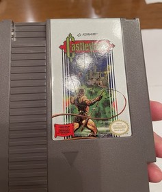 Castlevania Nintendo NES Cartridge and Slip Cover
