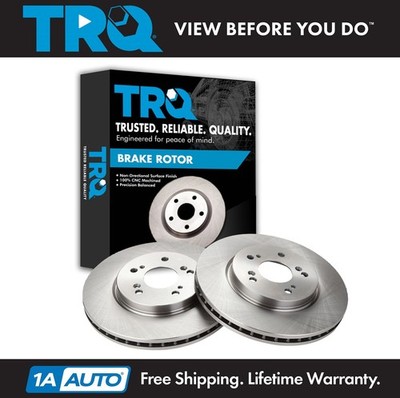 TRQ Front Disc Brake Rotors Pair for Acura RDX Honda CR-V CRV Crosstour 2