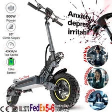 ‌iENYRID Electric Scooter, 1000W Peak, Foldable,28 MPH 48V 15Ah, Dual Suspension