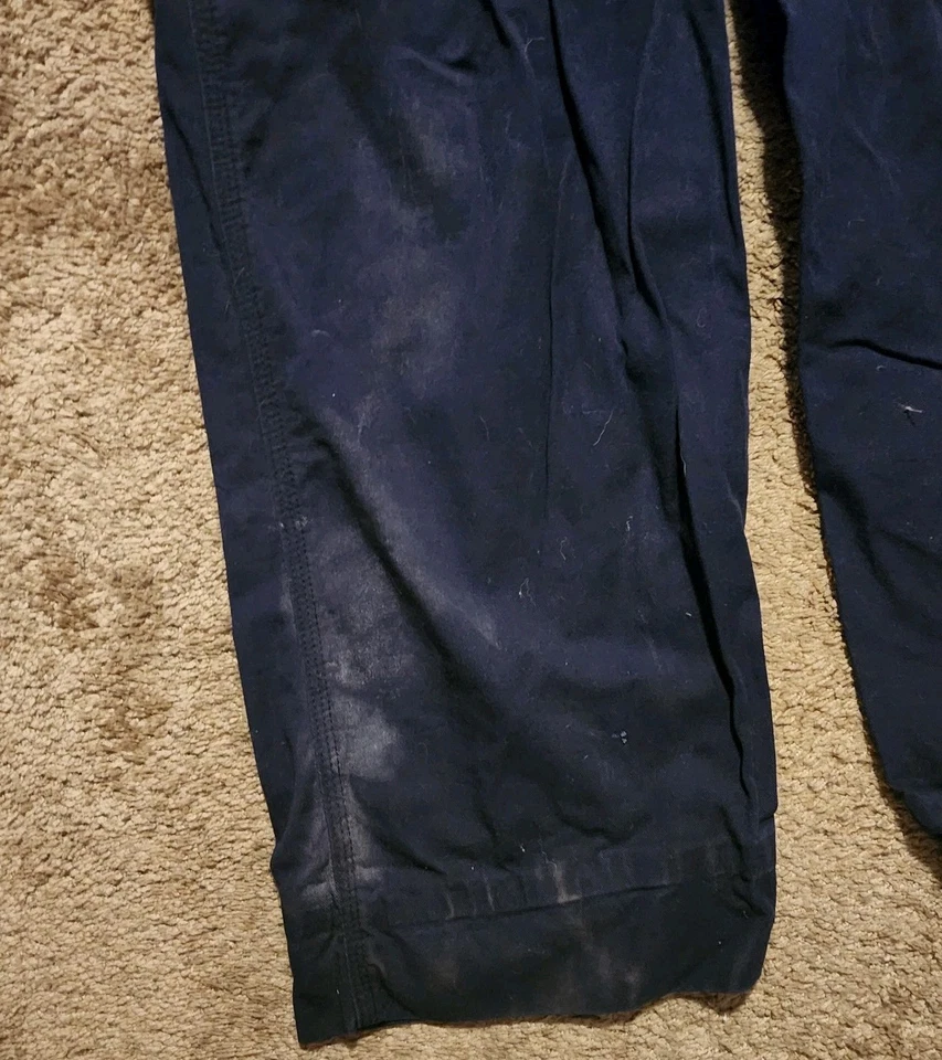 Mono Carhartt FRX010 DNY 48 Azul Marino Resistente al Fuego NRC Largo Unisex Leer Foto 4 de 4