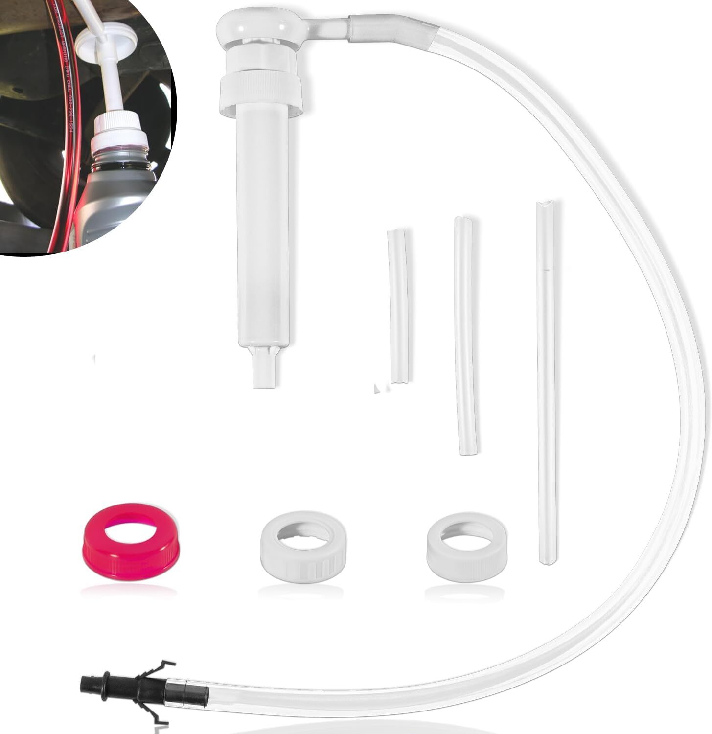 Fluid Pump for Gallon Bottle Hand Transfer Pump Gear Oil Fluid Transmission 30cc