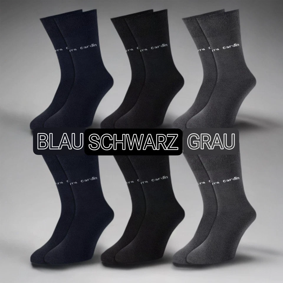 Pierre Cardin - Herren Socken Premium, Business Schwarz, Baumwolle - Komfort - Bild 2 von 3