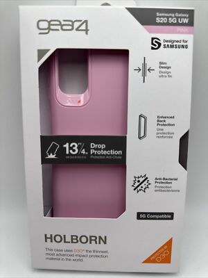 Gear4 Holborn Case for Galaxy S20 5G UW - Pink GEA702006011-V