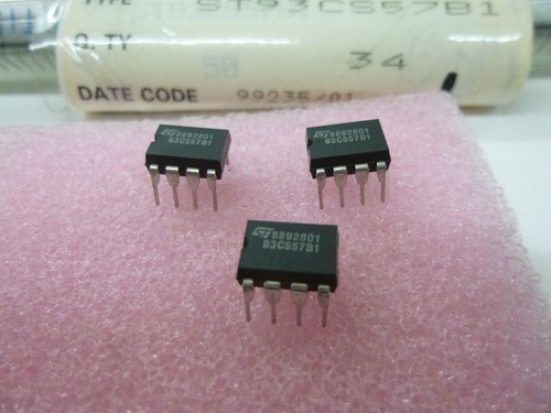 5 pieces ST93CS57B1= 93S56 2K(128 x8) SERIAL MICROWIRE EEPROM DIP8 NEW ~ - Picture 1 of 4