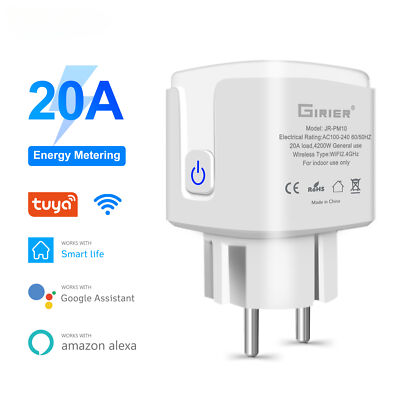 Wifi Smart Smart Socket Outlet with Power Monitor Timer Function  Compatible