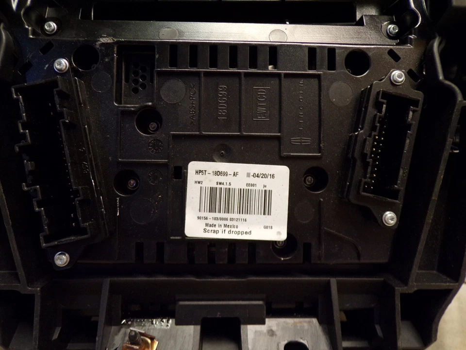 17 18 19 20 Lincoln MKZ Control Panel Radio Face Plate HP5P-7E453-AD SKB34 - Image 4 of 4