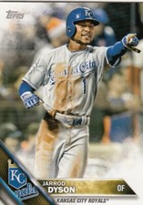 Lot of (10) 2016 Topps Mini JARROD DYSON Card LOT SP/1000 #684 Royals