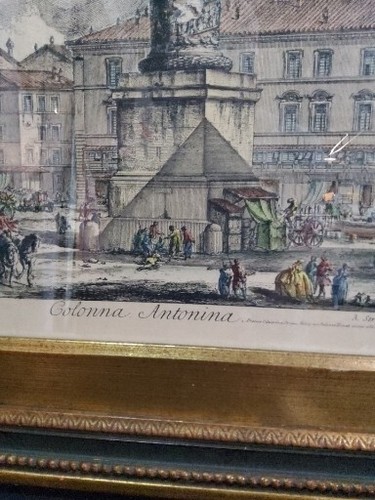 Antique Original Etching by Giovanni Battista Piranesi Colonna Antonina, 1753 - Picture 6 of 24