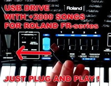 Usb pen thumb drive songs backtracks for accordion Roland Fr 1x xb 3x 8x 7 8 4x