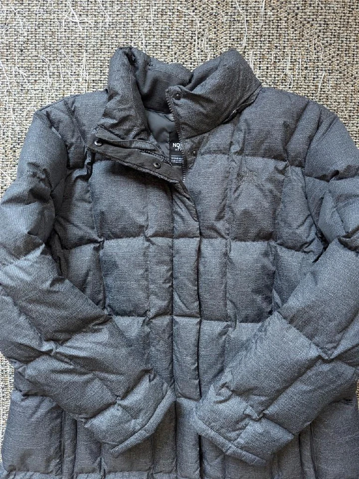 NORTH FACE trench coat GOOSE DOWN puffer jacket 2XL womens - Imagem 2 de 4