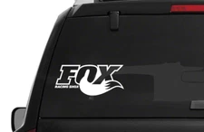 Fox Racing Shox Tail Vinyl Decal Window Sticker MX Bike MTB Suspension Shocks