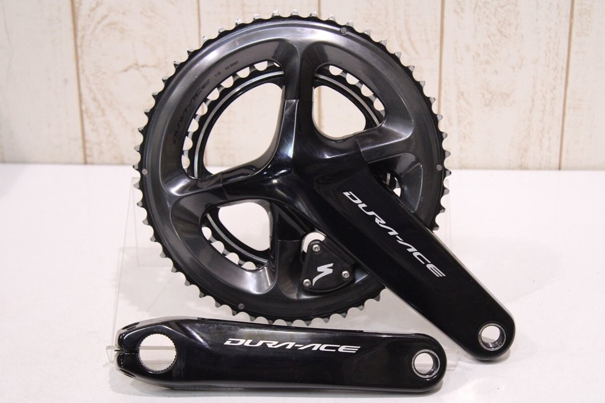 SHIMANO FC-R9100 DURA-ACE 170mm 52-36T 2x11s 4iiii Power SHIMANO FC-R9100 DURA-ACE 170mm 52-36T 2x11s 4iiii Power
