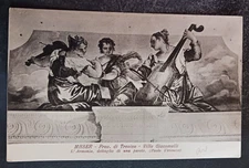 vtg postcard art MASER Treviso Villa Giacomelli L'Armonia VERONESE