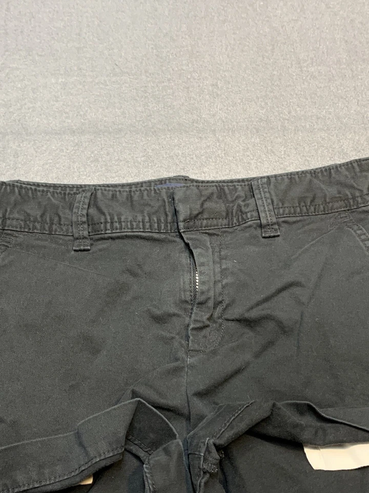 Pantalones Cortos Casuales Gap Adulto 00 Mujer’s Negro Algodón y Spandex Foto 2 de 4