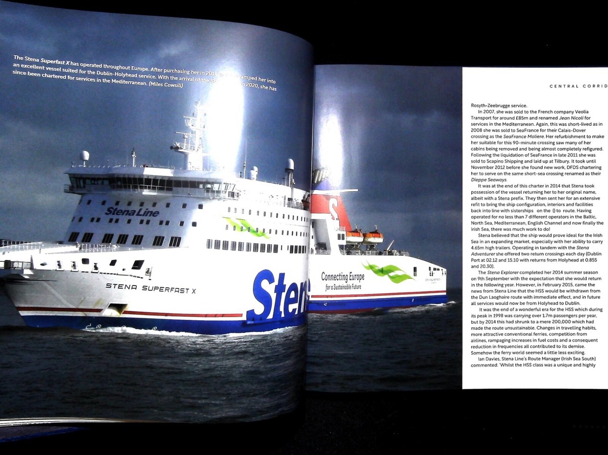 Stena Line Irish Sea John Bryant Hardcover Book NEW Ships Ferry Shipping