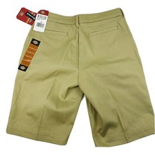New Dickies Size 11 Stretch Bermuda Shorts Classic Fit Girls Beige   S12