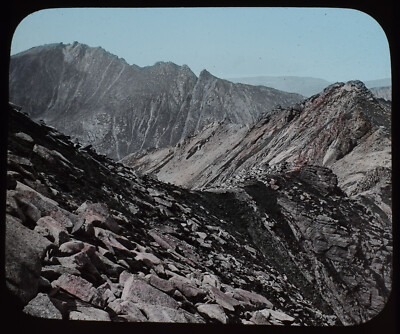 VIEW FROM GOATFELL ARRAN C1890 GWW PHOTOGRAPH Magic Lantern Slide SCOTLAND