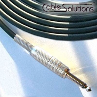 Canare GS-6 Low Noise OFC Guitar/Instrument Cable, Hand-Crafted, 0.5m, Black