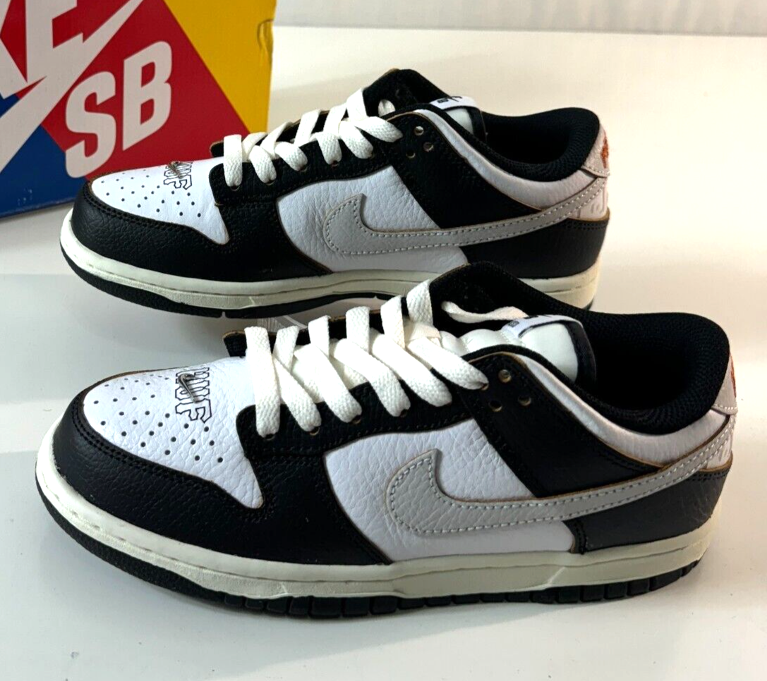 Nike x HUF SB Dunk Low San Francisco Sneakers Size 4.5 Black Nike x HUF SB Dunk Low San Francisco Sneakers Size 4.5 Black