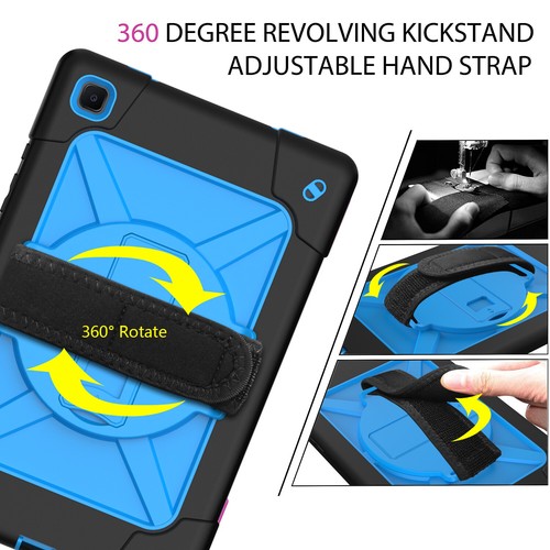 For Samsung Galaxy Tab A 10.1" S6 Lite 10.4" W/Hand Strap Shockproof Case Cover - 第 33/36 張圖片