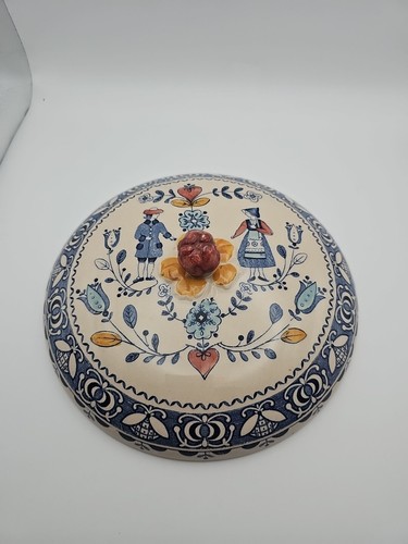 "Tapa de Turen de Colección Johnson Brothers Viejo Patrón de Granito Corazones y Flores 73⁄4" - Imagen 6 de 8