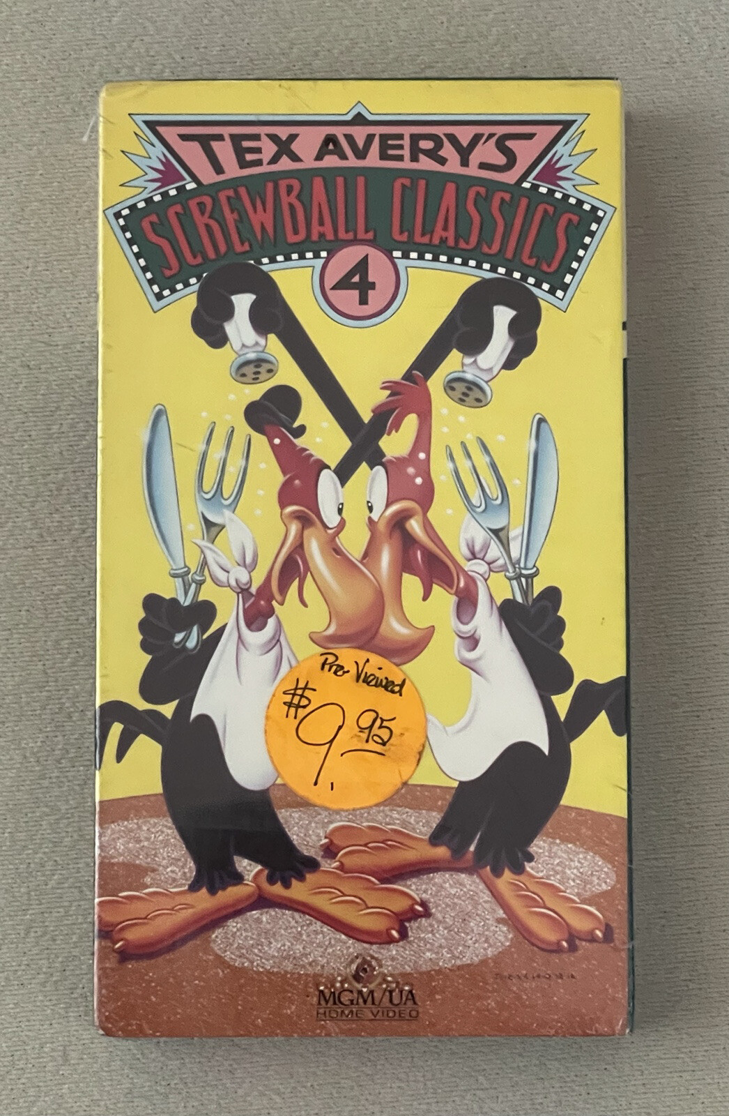 Tex Avery’s Screwball Classics VHS Classics 4 VHS Tape 90s Cartoon 1992 27616249432 eBay