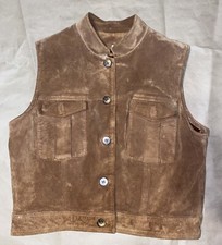 Vintage Harold’s Women Leather Vest Size Large