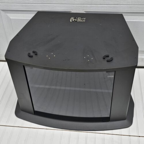 Vtg Sony Trinitron WEGA 32" CRT Original STAND SU-32A2 Glass Door Retro Gaming