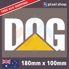DOG Version CAT STICKER DECAL - CATERPILLAR STICKER Car Ute Truck 4x4 Funny YTB