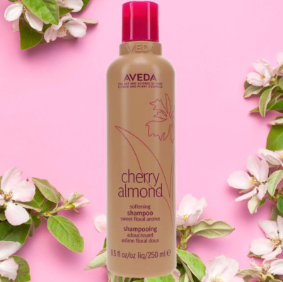 AVEDA Cherry Almond Softening SHAMPOO Full Size 8.5 oz $21 New Free USA Shipping