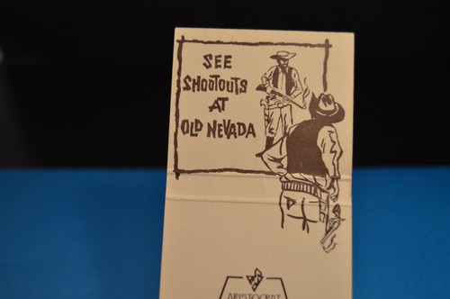 BONNIE SPRINGS RANCH MATCHCOVER Old Nevada NV matchbook match book cover COWBOYS - 第 6/6 張圖片