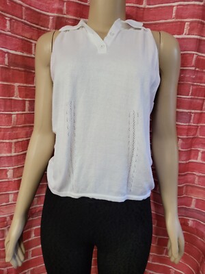 ALAN Made In Italy Women's Size 46 Top Sweater Vest #C