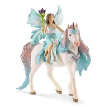 Schleich/BAYALA HORSE UNICORN #70569 EYELA AND PRINCESS Figurine 2018