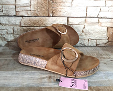 CIABATTE DONNA CUOIO SOLO SOPRANI BEACH COLLECTION SSW519N22 ZOCCOLI ESTATE