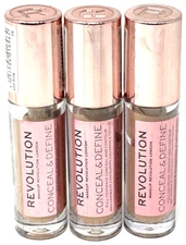(3) Revolution Conceal & Define Conceal & Contour 0.14 oz Each Sealed C5