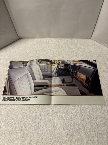 Original 1982 CHEVROLET CELEBRITY SALES BROCHURE Ad Catalog - Picture 6 of 9