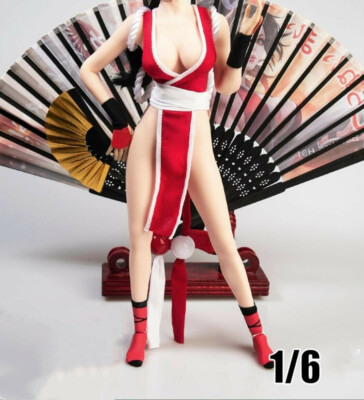 1/6 Scale Female Clothes Set Mai Shiranui Derss Model for 12'' PHICEN Figure Body