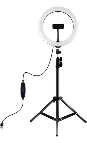 Luce Per Selfie, Lampada Led, Anello Con Un Diametro Da 26cm Per Selfie E Social - Foto 3 di 9
