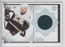 2002-03 UD VINTAGE BRENDAN MORROW JERSEY FS-BM GAME USED Framed Sweaters Stars
