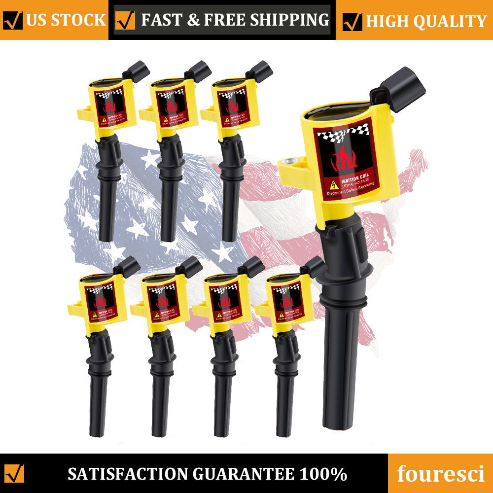 HIGH ENERGY For 1998 1999 2000 2001 2002 2003-11 LINCOLN TOWN CAR 4.6L Coil Pack