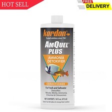 Kordon AmQuel Plus Aquarium Water Conditioner - Instantly Detoxifies Ammonia, ..