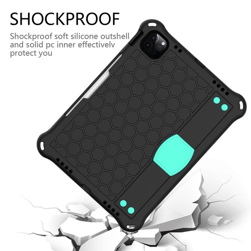 For iPad 10th Generation 10.9-inch 2022 Silicone Stand Case + Shoulder Strap - Picture 57 of 66