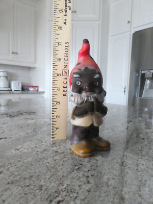 Vintage Heissner Garden Gnome/ Elf Hard Plastic Figurine 925 Made In W. Germany